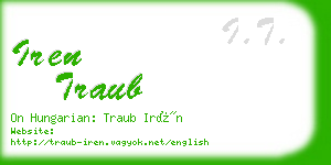 iren traub business card